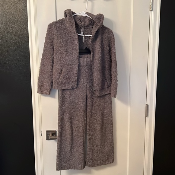 Kids Skims Cozy collection loungewear set in the color Smoke - Picture 10 of 15